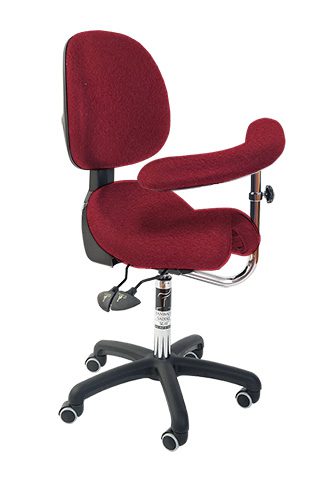 Bambach Saddle Seat Ferrari with Back Ergonomic Chair