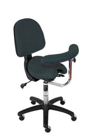 Bambach Saddle Seat Forest with Back Ergonomic Chair