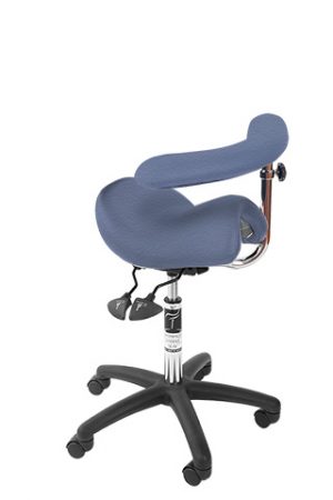 stonewash-no-back Bambach Saddle Seat Stonewash No Back Ergonomic Chair