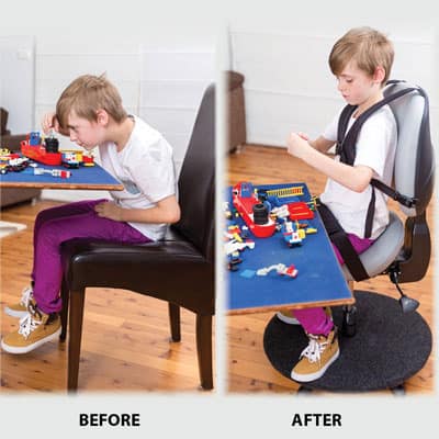 Before and after using Bambach saddle seat Before and after using Bambach saddle seat
